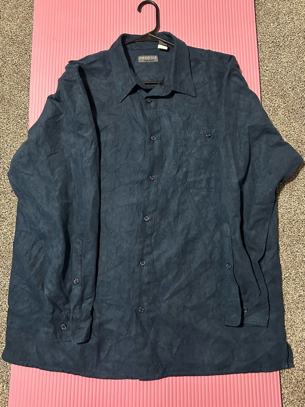 Vintage Profile Men's Navy Shirt Jacket